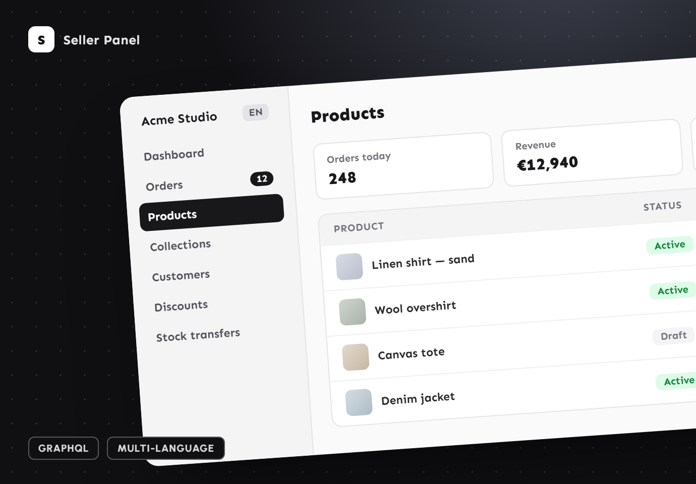 E-commerce platform artwork