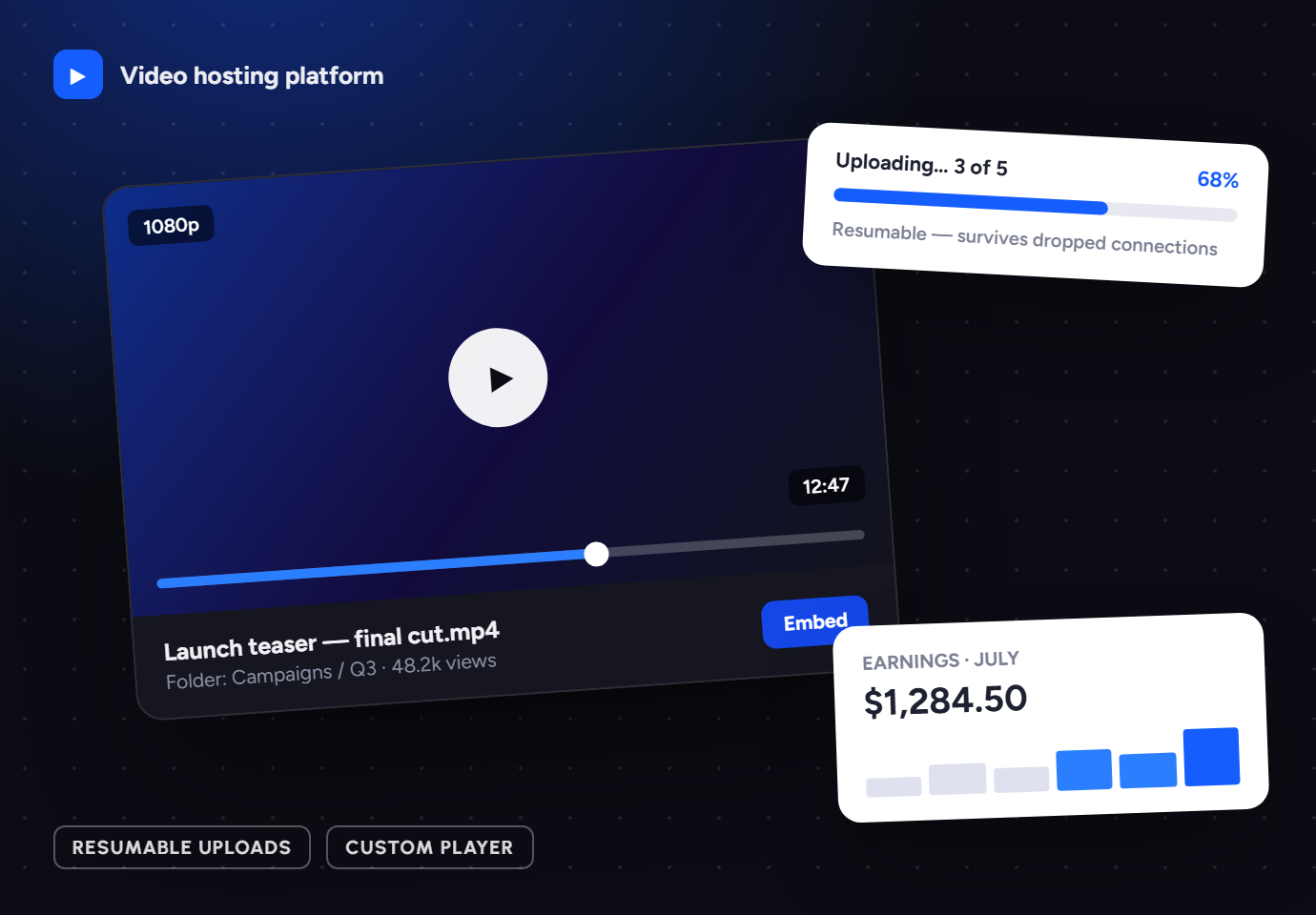 Video platform artwork